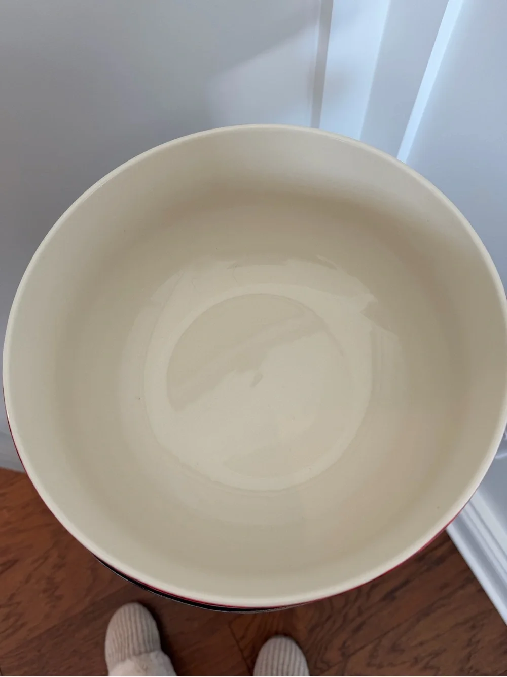 Pioneer Woman Wishful Winter Ceramic Wooden6 Piece Bowls Set